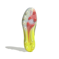 adidas F50 Elite Gazon Artificiel Chaussures de Foot (AG) Néon Jaune Noir Rouge