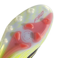 adidas F50 Elite Gazon Artificiel Chaussures de Foot (AG) Néon Jaune Noir Rouge