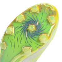 adidas F50 Sparkfusion Elite Gras / Kunstgras Voetbalschoenen (MG) Dames Wit Grijs Neongeel