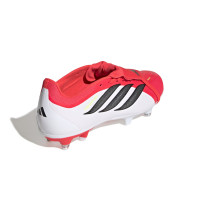 adidas Predator League FT Crampons Vissés Chaussures de Foot (SG) Rouge Blanc Noir