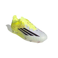 adidas F50 Pro Gras Voetbalschoenen (FG) Neongeel Zwart Rood