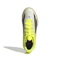 adidas F50 League Zaalvoetbalschoenen (IN) Kids Neongeel Zwart Rood