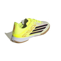 adidas F50 League Chaussures de Foot en Salle (IN) Enfants Néon Jaune Noir Rouge