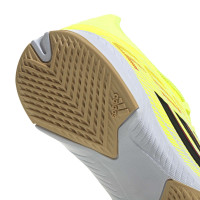 adidas F50 League Chaussures de Foot en Salle (IN) Enfants Néon Jaune Noir Rouge