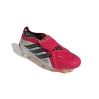 adidas Predator Elite FT Gazon Naturel Chaussures de Foot (FG) Rouge Blanc Noir