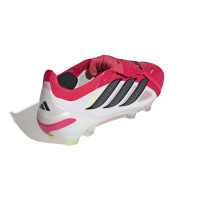 adidas Predator Elite FT Gazon Naturel Chaussures de Foot (FG) Rouge Blanc Noir