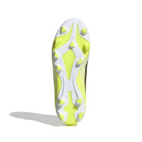 adidas F50 Club Gazon Naturel Gazon Artificiel Chaussures de Foot (MG) Enfants Néon Jaune Noir Rouge