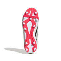 adidas Predator Club FT Gras / Kunstgras Voetbalschoenen (MG) Kids Rood Wit Zwart