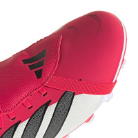 adidas Predator Club FT Gras / Kunstgras Voetbalschoenen (MG) Kids Rood Wit Zwart