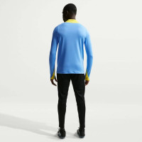 Pull en Haut d'Entraînement Nike FC Barcelona Strike 1/4-Zip 2025-2026 Bleu Jaune