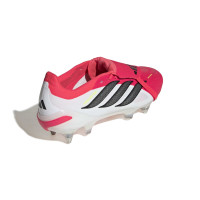 adidas Predator Pro FT Crampons Vissés Chaussures de Foot (SG) Rouge Blanc Noir