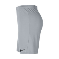 Short de football Nike Dri-FIT Park III pour Enfants gris foncé