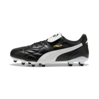PUMA King Top Gras / Kunstgras Voetbalschoenen (MG) Zwart Goud Wit