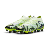 PUMA Future 9 Ultimate Creativity Gras Voetbalschoenen (FG) Groen Zwart Wit