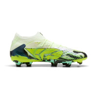 PUMA Future 9 Ultimate Creativity Gras Voetbalschoenen (FG) Groen Zwart Wit