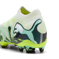 PUMA Future 9 Ultimate Creativity Gras Voetbalschoenen (FG) Groen Zwart Wit