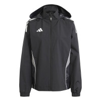 Veste adidas Tiro 25 Competition Allweather pour femmes, noir et gris