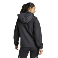 Veste adidas Tiro 25 Competition Allweather pour femmes, noir et gris