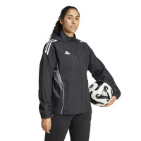 Veste adidas Tiro 25 Competition Allweather pour femmes, noir et gris