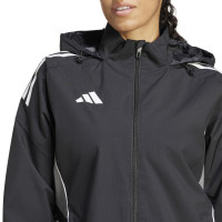 Veste adidas Tiro 25 Competition Allweather pour femmes, noir et gris