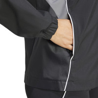 Veste adidas Tiro 25 Competition Allweather pour femmes, noir et gris
