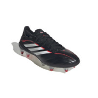 adidas Copa Pure IV Elite IJzeren-Nop Voetbalschoenen (SG) Zwart Wit Rood