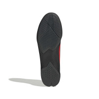 adidas F50 League Chaussures de Foot en Salle (IN) Noir Rouge Gris Foncé