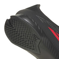 adidas F50 League Chaussures de Foot en Salle (IN) Noir Rouge Gris Foncé