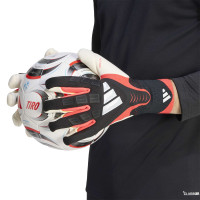 adidas Predator Pro Hybrid Keepershandschoenen Zwart Wit Rood