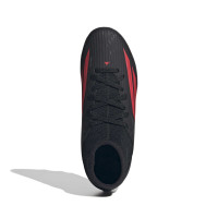 adidas F50 Club Mid Gazon Naturel Gazon Artificiel Chaussures de Foot (MG) Enfants Noir Rouge Gris Foncé