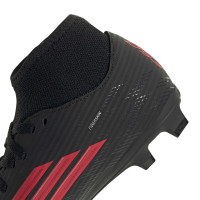 adidas F50 Club Mid Gazon Naturel Gazon Artificiel Chaussures de Foot (MG) Enfants Noir Rouge Gris Foncé