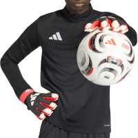adidas Predator Match Fingersave Keepershandschoenen Zwart Wit Rood