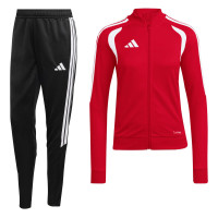 Survêtement adidas Tiro 26 League entièrement zippé pour femmes, rouge et noir
