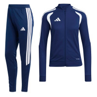 Survêtement zippé adidas Tiro 26 League pour femmes, bleu foncé et blanc
