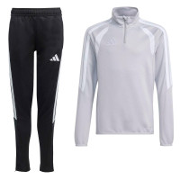 Survêtement adidas Tiro 26 League 1/4-Zip pour Enfants, gris et noir