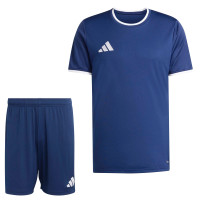 Kit de football adidas Entrada 26 bleu foncé blanc