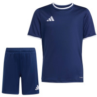 Kit de football adidas Entrada 26 pour Enfants, bleu foncé et blanc