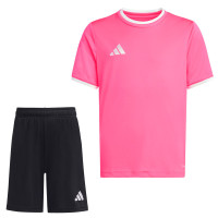 Maillot de football adidas Entrada 26 rose et noir pour Enfants
