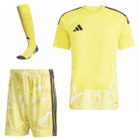 Kit de gardien de but adidas Tiro 26 Competition à manches courtes, jaune