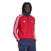 adidas Arsenal Originals Trainingspak 1/4-Zip Rood Donkerblauw Wit