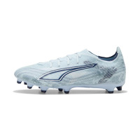 PUMA Ultra 6 Match Gazon Naturel Artificiel (MG) Bleu Clair Bleu Blanc