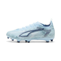 PUMA Ultra 6 Pro Gazon Naturel Artificiel Chaussures de Foot (MG) Enfants Bleu Clair Bleu Blanc