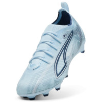 PUMA Ultra 6 Pro Gazon Naturel Artificiel Chaussures de Foot (MG) Enfants Bleu Clair Bleu Blanc