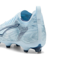 PUMA Ultra 6 Pro Gazon Naturel Artificiel Chaussures de Foot (MG) Enfants Bleu Clair Bleu Blanc