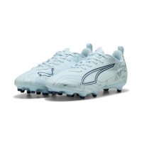 PUMA Ultra 6 Play Gazon Naturel Artificiel Chaussures de Foot (MG) Enfants Bleu Clair Bleu Blanc