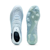 PUMA Future 9 Pro Gazon Naturel Artificiel Chaussures de Foot (MG) Bleu Clair Bleu