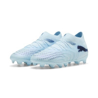 PUMA Future 9 Pro Gazon Naturel Artificiel Chaussures de Foot (MG) Enfants Bleu Clair Bleu