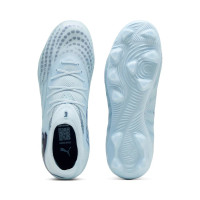 PUMA Future 9 Pro Gazon Naturel Artificiel Chaussures de Foot (MG) Enfants Bleu Clair Bleu