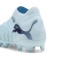 PUMA Future 9 Pro Gazon Naturel Artificiel Chaussures de Foot (MG) Enfants Bleu Clair Bleu