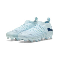 PUMA Future 9 Match Gazon Naturel Artificiel Chaussures de Foot (MG) Enfants Bleu Clair Bleu